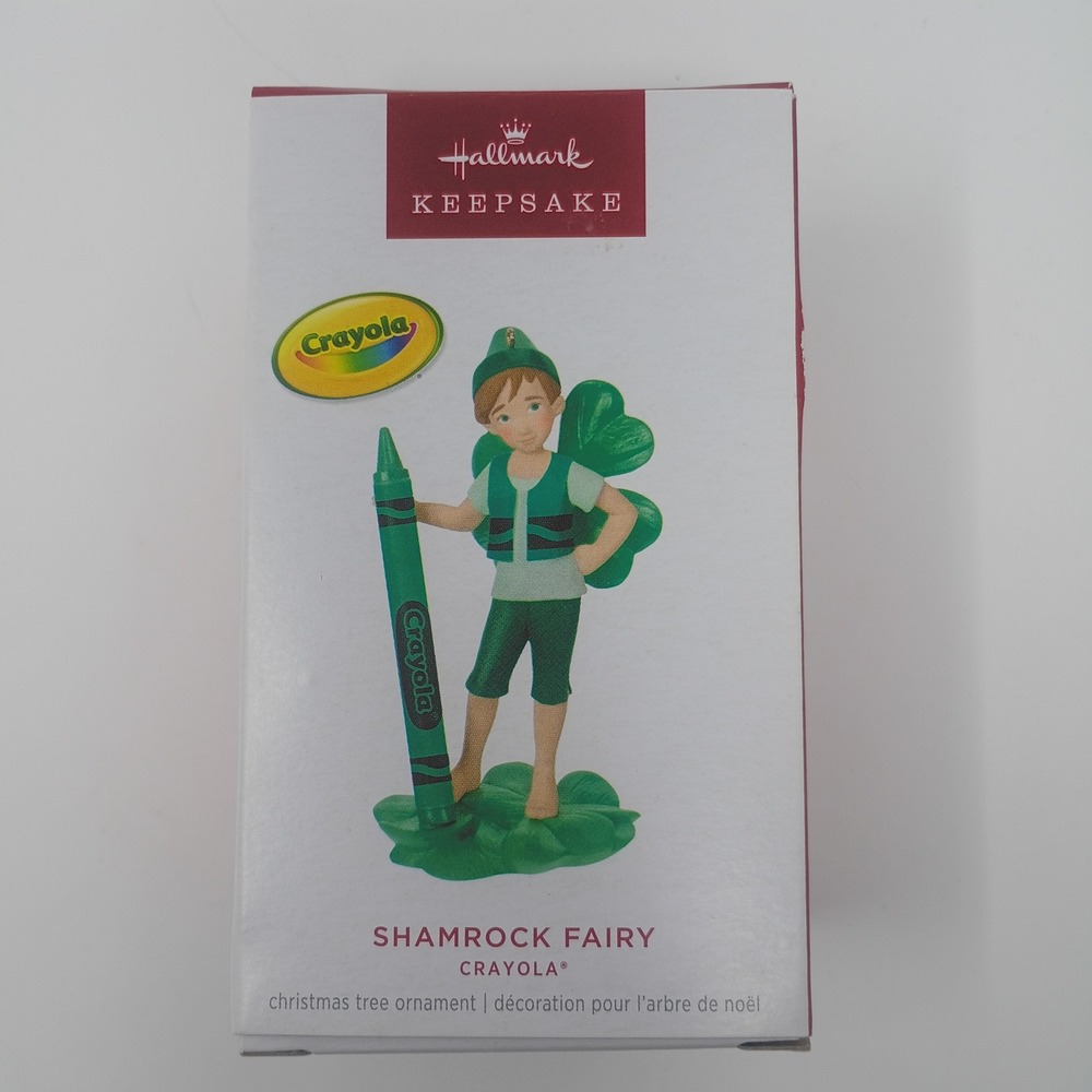 2024 Hallmark Keepsake Crayola Shamrock Ferry Ornament Kristina Gaughran